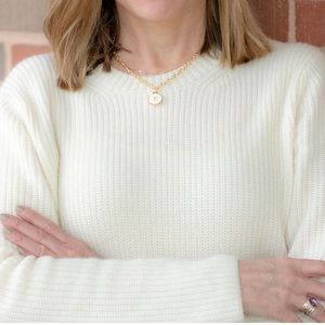 Banana Republic M Ivory Cashmere Sweater